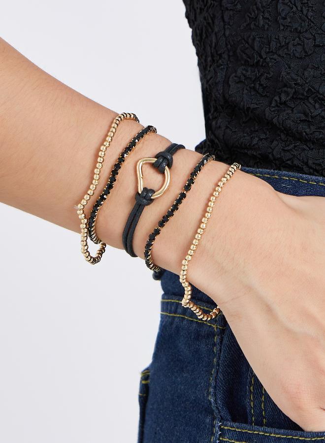 ستايلي مجموعة من 5 - أساور مطرزة - Image 1